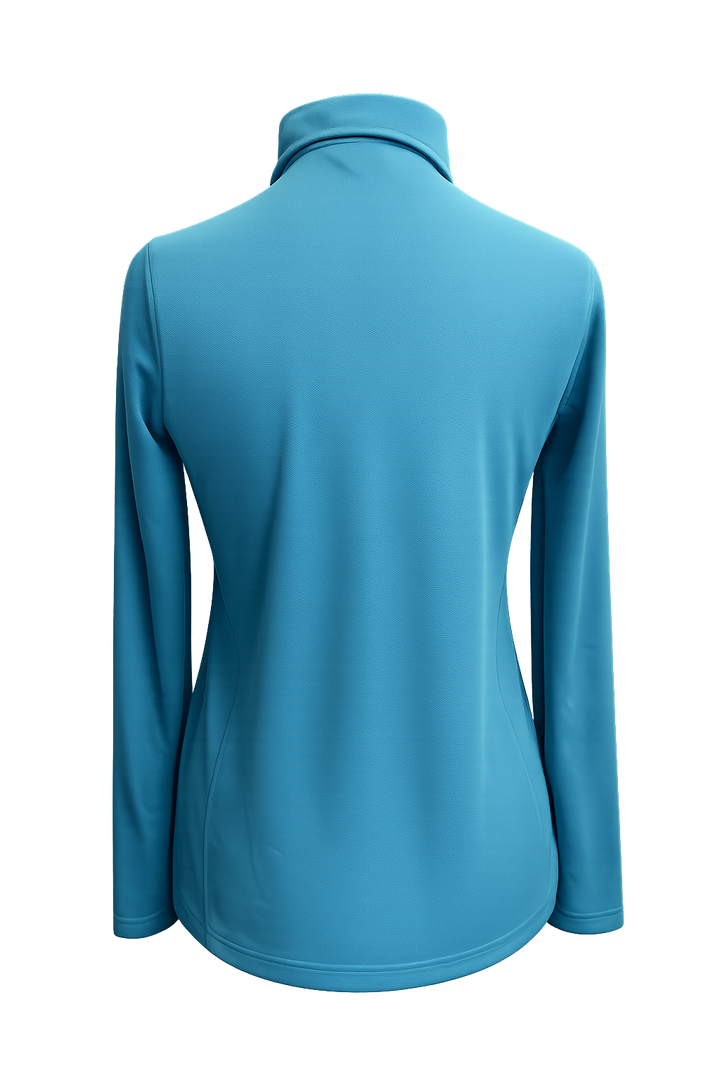 Daily Sports Women's Macy Long Sleeve Polo - Aqua