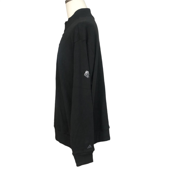 Adidas Go-To Cozy Pullover (w/ logo) - Black - XX-Large - Skorzie