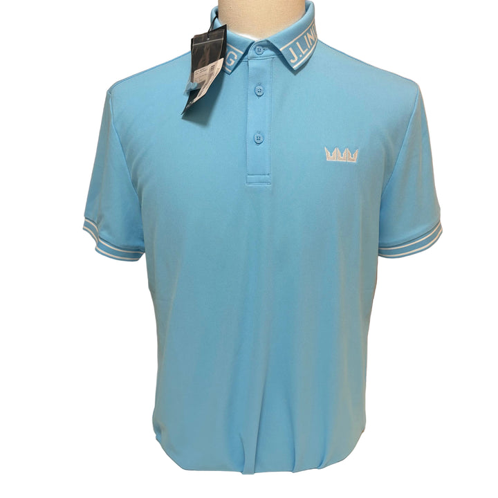 J.Lindeberg Austin Regular Fit Polo (w/ logo) - Baltic Sea - Skorzie