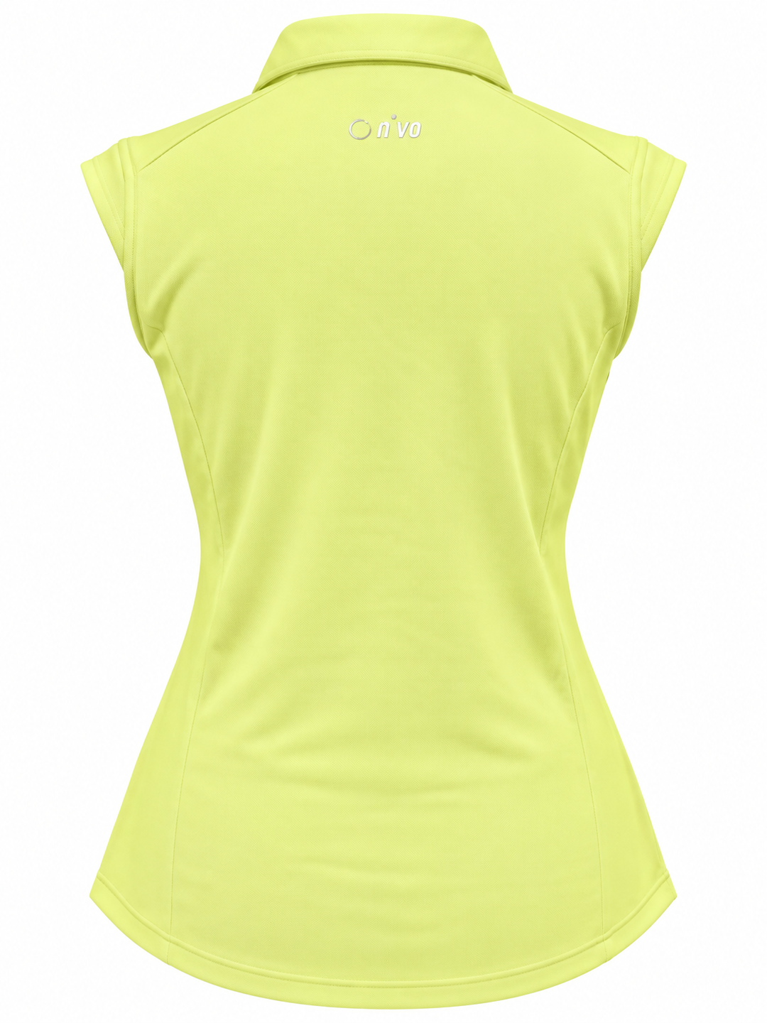 Nivo Sport Sleeveless Nelly Golf Polo - Pale Lime