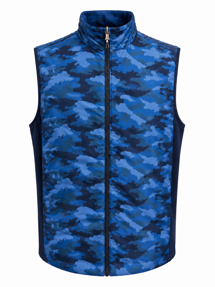Sunice Marco Thermal Reversible Vest - Twilight Blue/Camo - Large