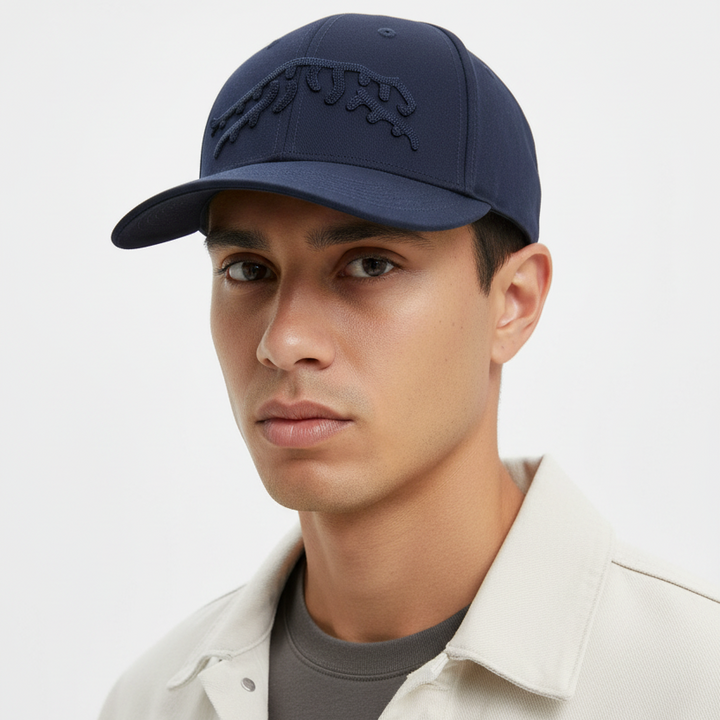Sun Day Red Men's Snapback Jupiter Chain Stitch 6 Panel Navy Size Regular FINAL SALE ITEM