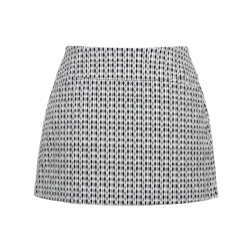 Swing Control Vented Techno Skort 16" - Black Rain - 6 - Skorzie