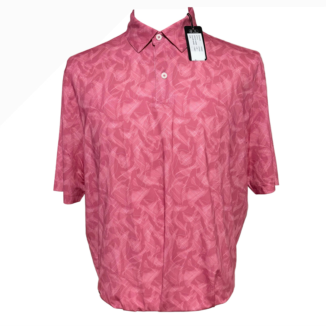 Greg Norman Great White Mirage Polo - Lobster - Large - Skorzie