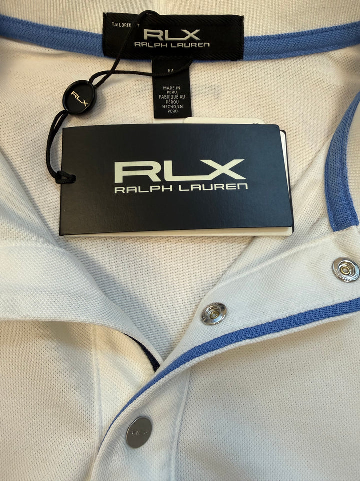 RLX Ralph Lauren Tailored Fit Polo (w/ logo) - White