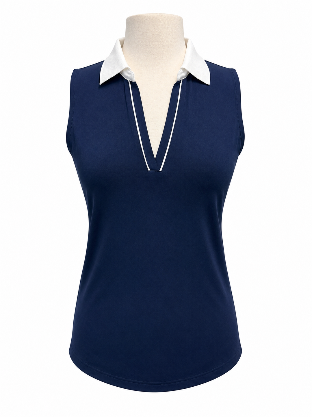 Tuckernuck Sleeveless V-neck Top - Navy - Medium
