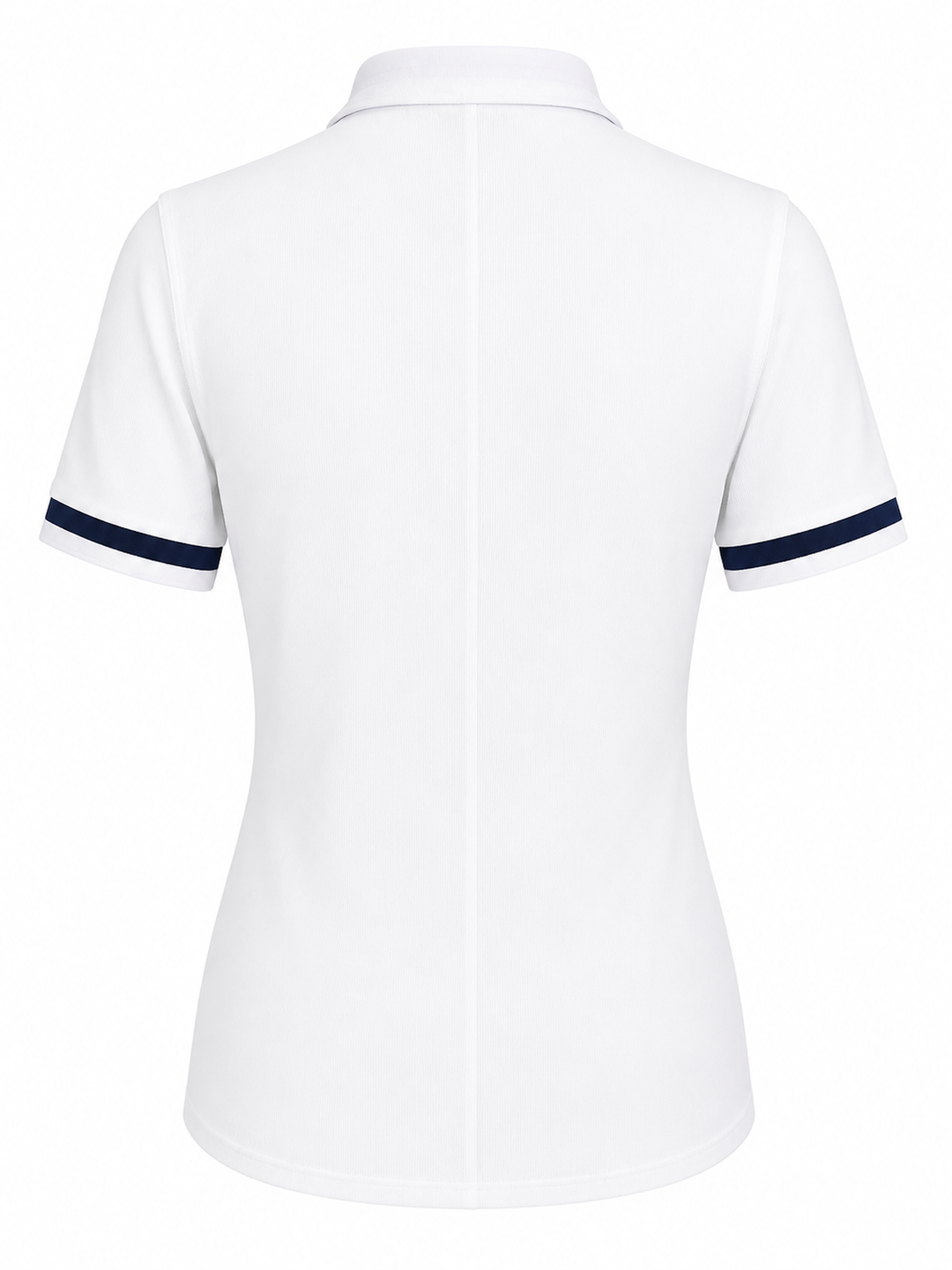 Foray Golf Button Packet Rib Polo - White