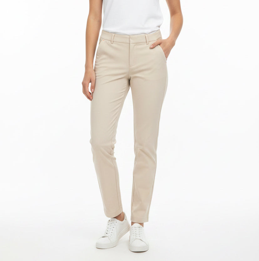 KJUS Women's Golf Pants Warm Stretch Treggings 27" Oxford Tan