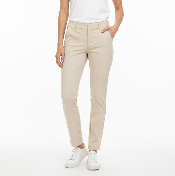 KJUS Women's Golf Pants Warm Stretch Treggings 27" Oxford Tan