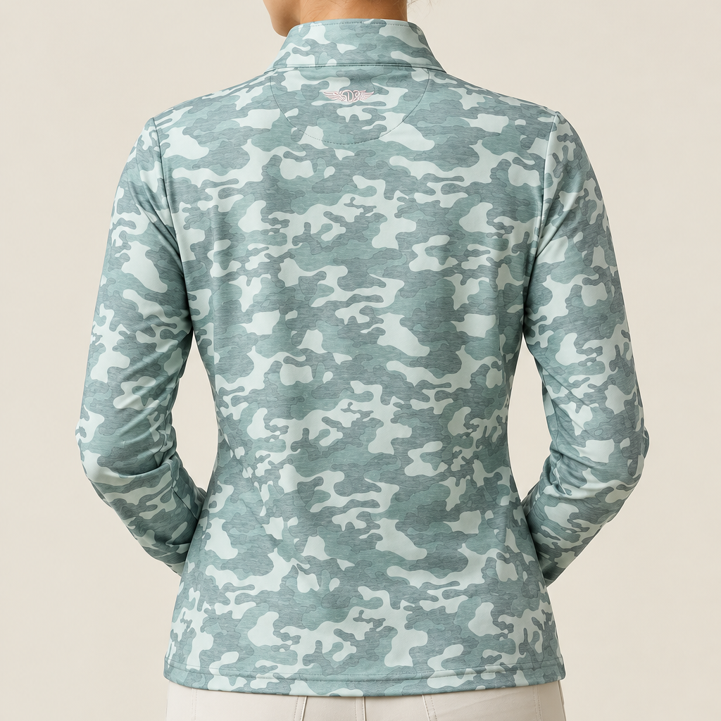 Straight Down Women's Quarter Zip Colville Lemongrass Size M