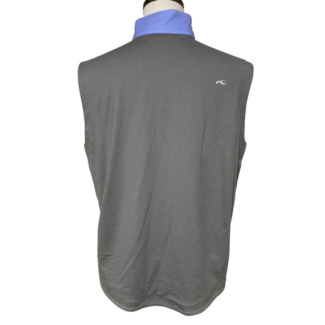 KJUS Men's Retention Vest (w/logo) - Reflection/Pewter - Large - Skorzie