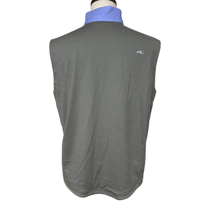 KJUS Men's Retention Vest (w/logo) - Reflection/Pewter - Large - Skorzie