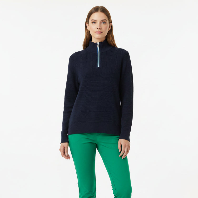 G/FORE Women's Sweater Quarter Zip Twilight Size S