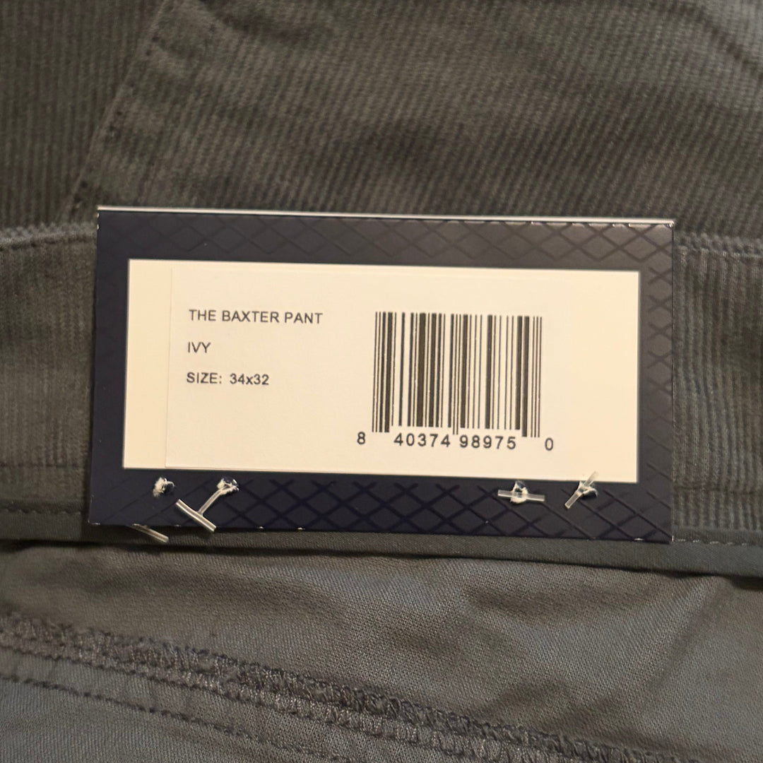 Holderness & Bourne Men's Pant The Baxter Ivy Size 34x32