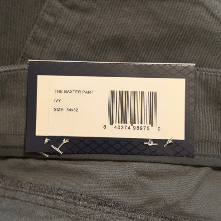 Holderness & Bourne Men's Pant The Baxter Ivy Size 34x32