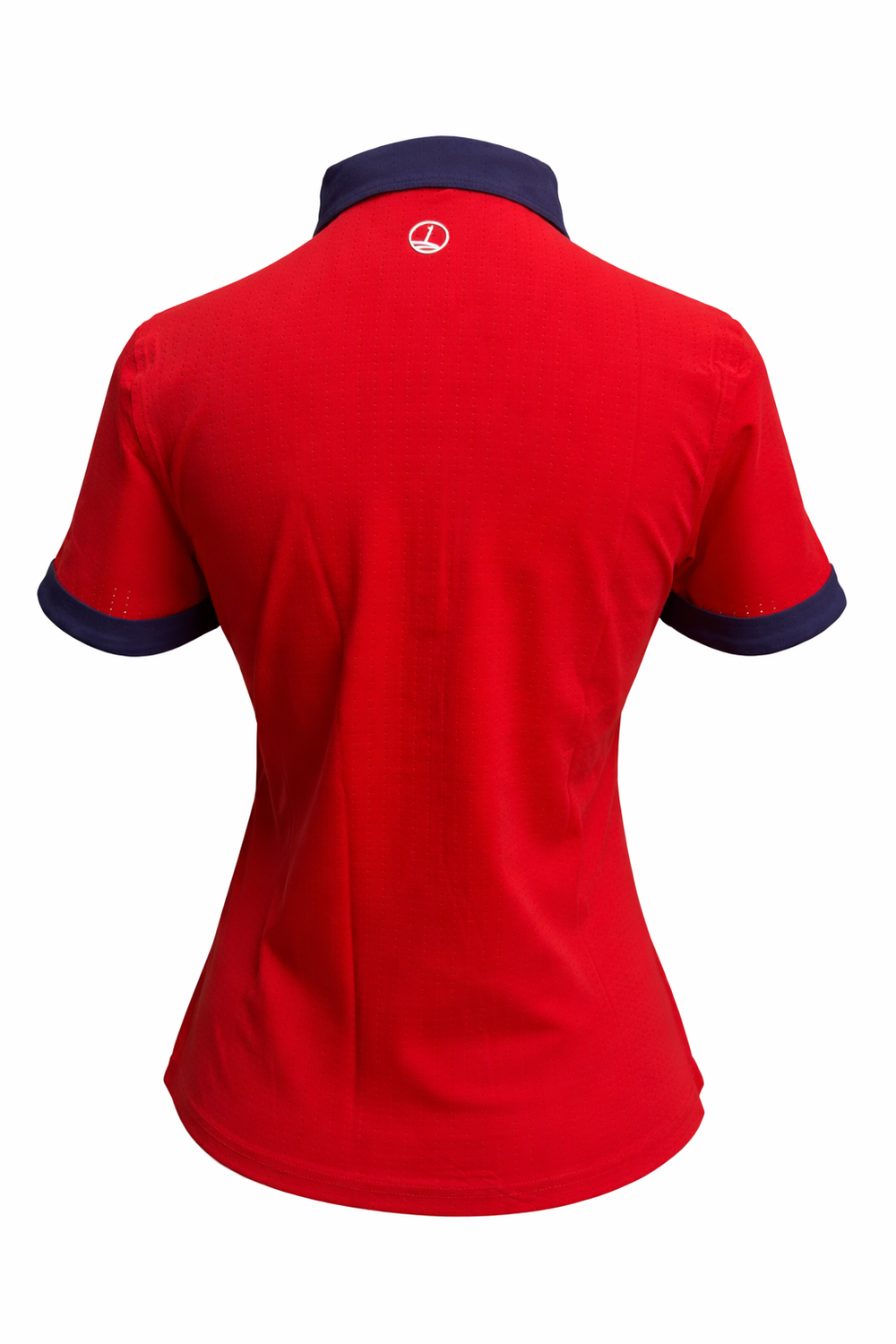 March First Relax Polo - Red/Navy - Small - Skorzie