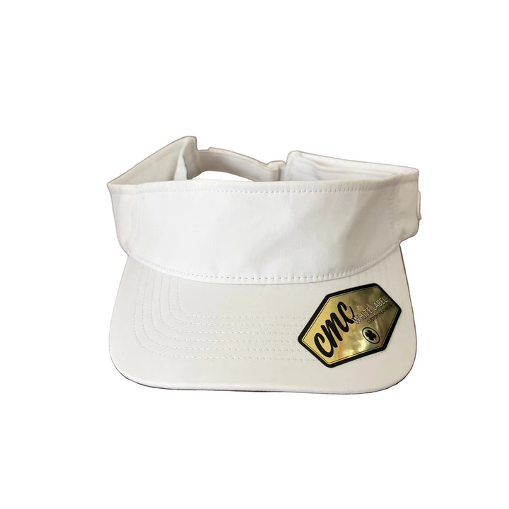 CMC Design Solid Twill Visor - White - One Size (FINAL SALE ITEM) - Skorzie