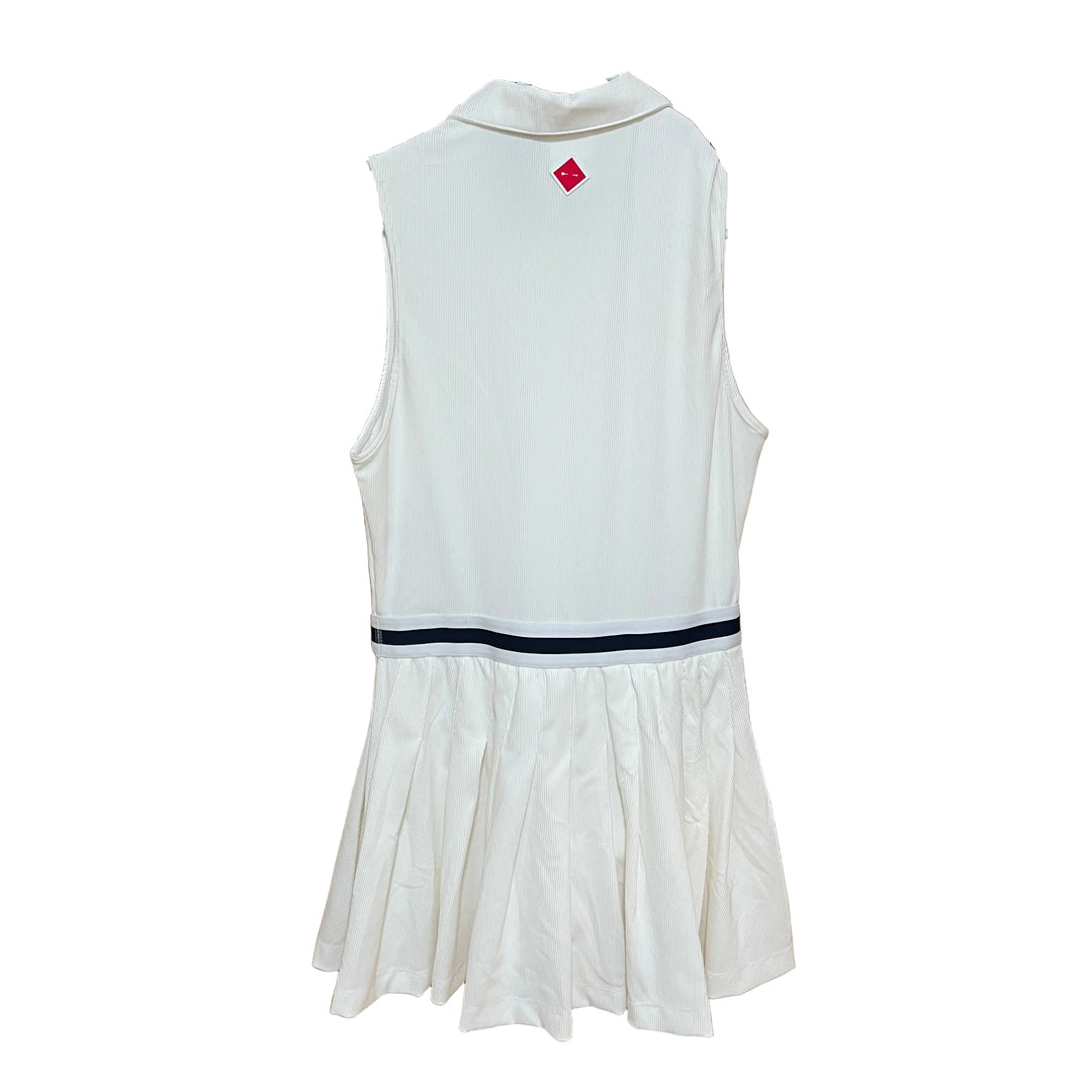 The Upside Renshaw Beth Pleated Dress (12.5") - White - Medium