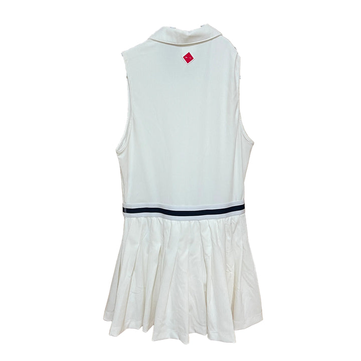 The Upside Renshaw Beth Pleated Dress (12.5") - White - Medium