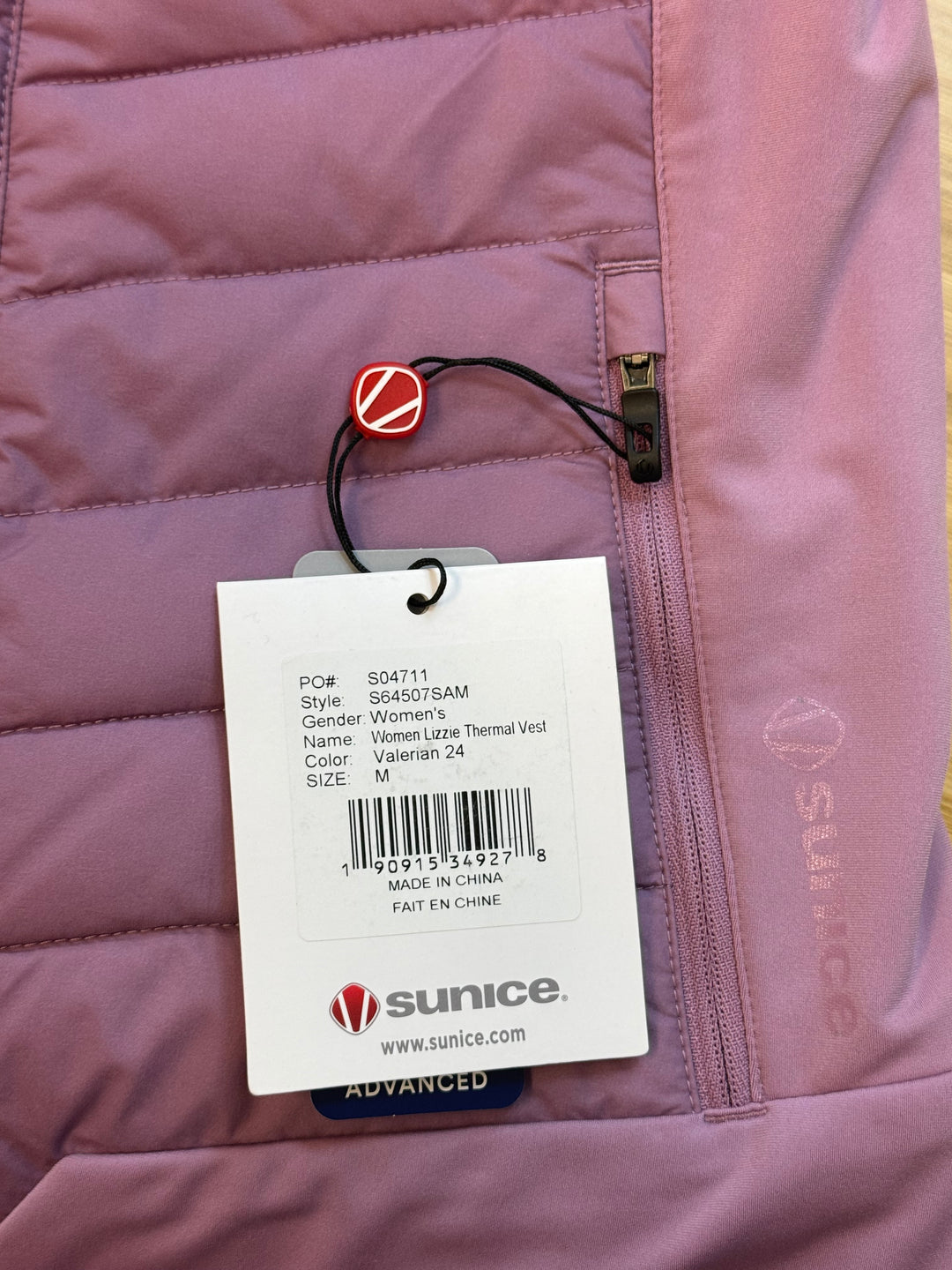 Sunice Women's Lizzie Thermal Vest - Valerian - Medium