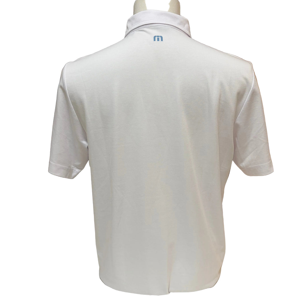Travis Mathew Bouldering Polo (w/ logo) - White - Skorzie