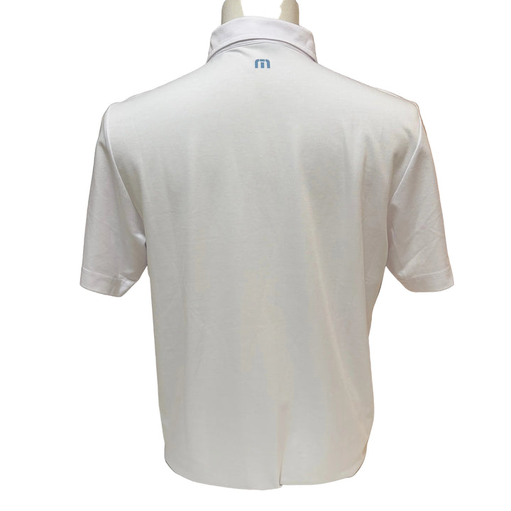 Travis Mathew Bouldering Polo (w/ logo) - White - Skorzie