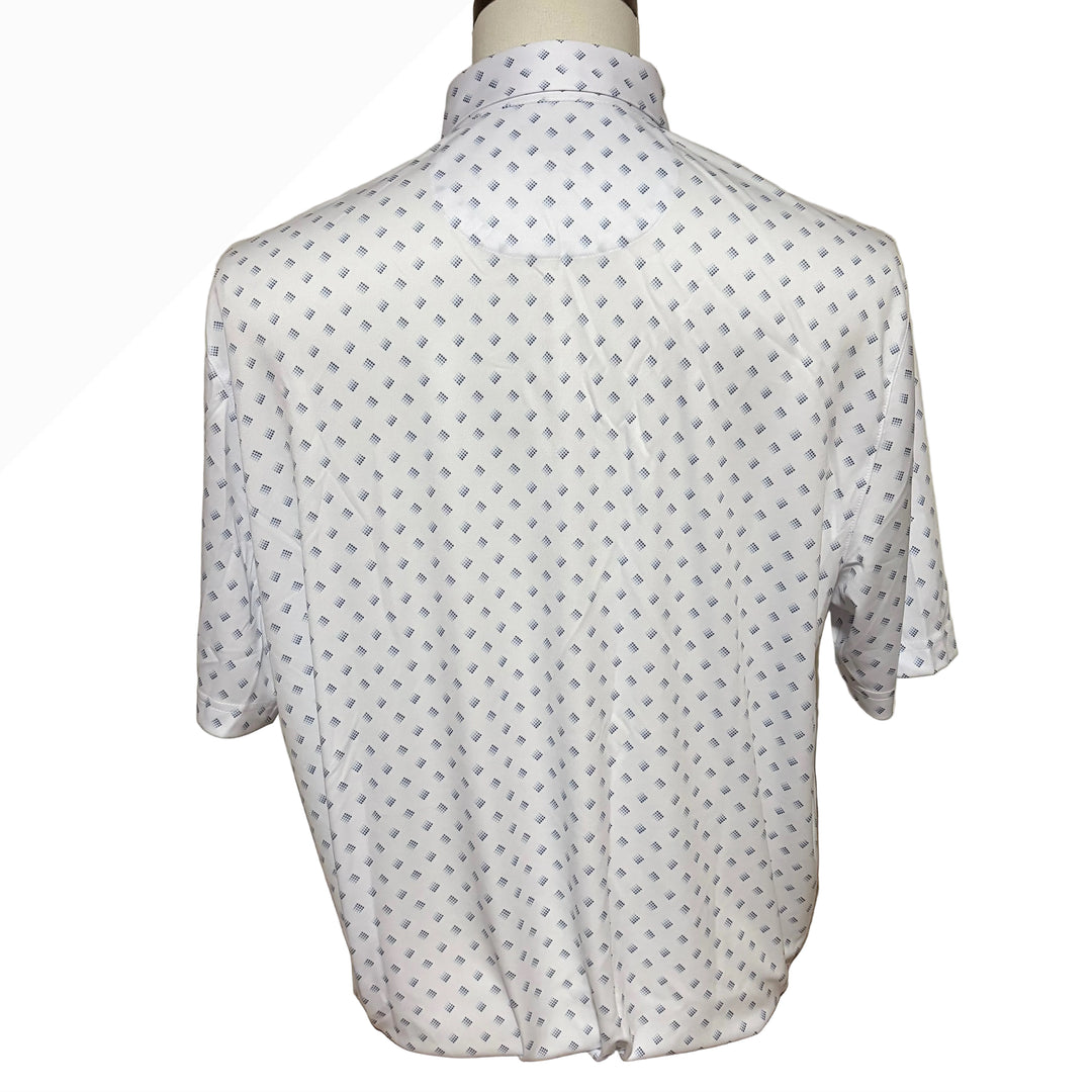 Greg Norman Microlux Fore Golf Polo - White - Large - Skorzie