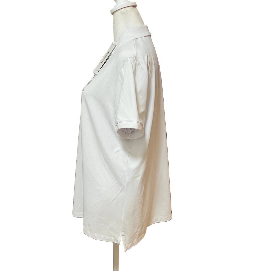 Swing Control SS Polo (w/logo) - White - X-Large - FINAL SALE ITEM - Skorzie