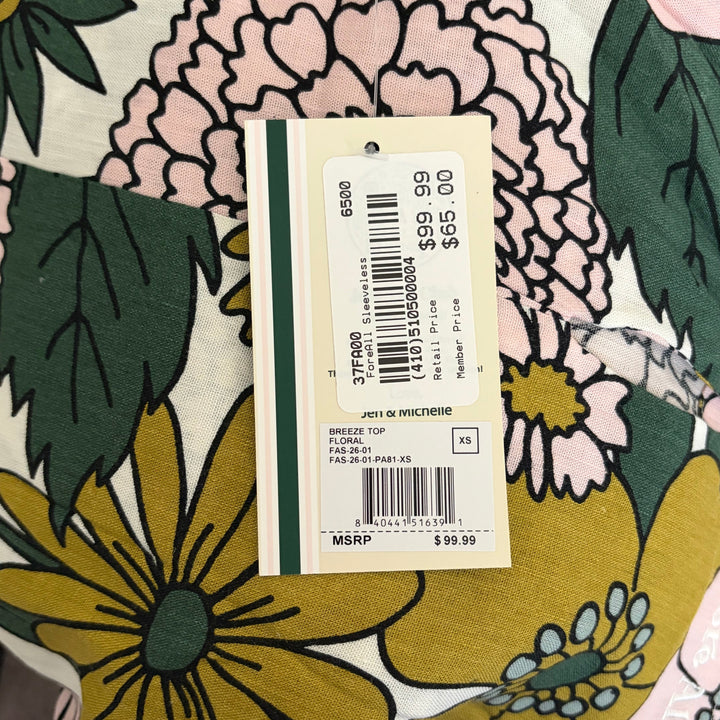 Fore All Women's Top Breeze Floral Size XS