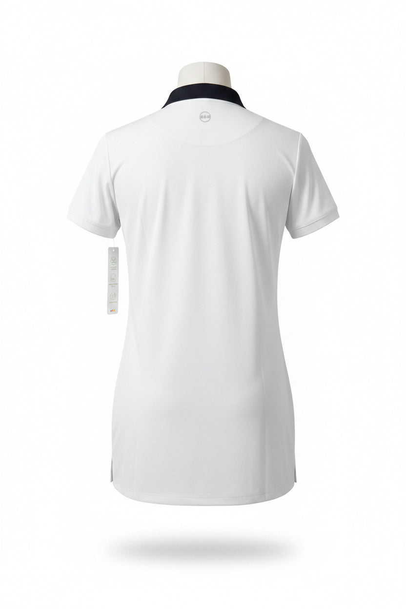 Swing Control Contrast S/S Velocity Polo - White - X-Small - Skorzie