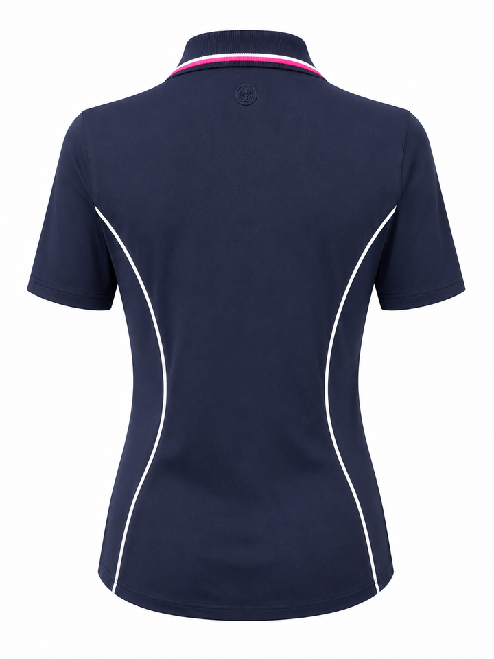 G/FORE Tech Zip Polo with Piping - Twilight - Small