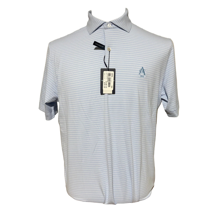Peter Millar Channel Performance Jersey Polo (w/logo) - Wisteria - Medium - Skorzie