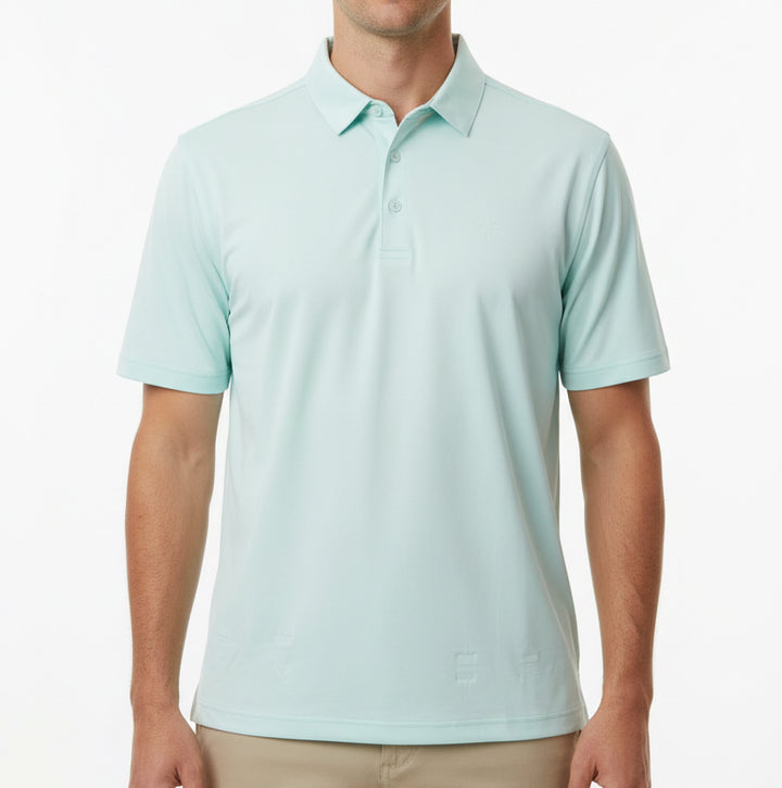 Straight Down Men's Golf Polo Sullivan Mint Size L