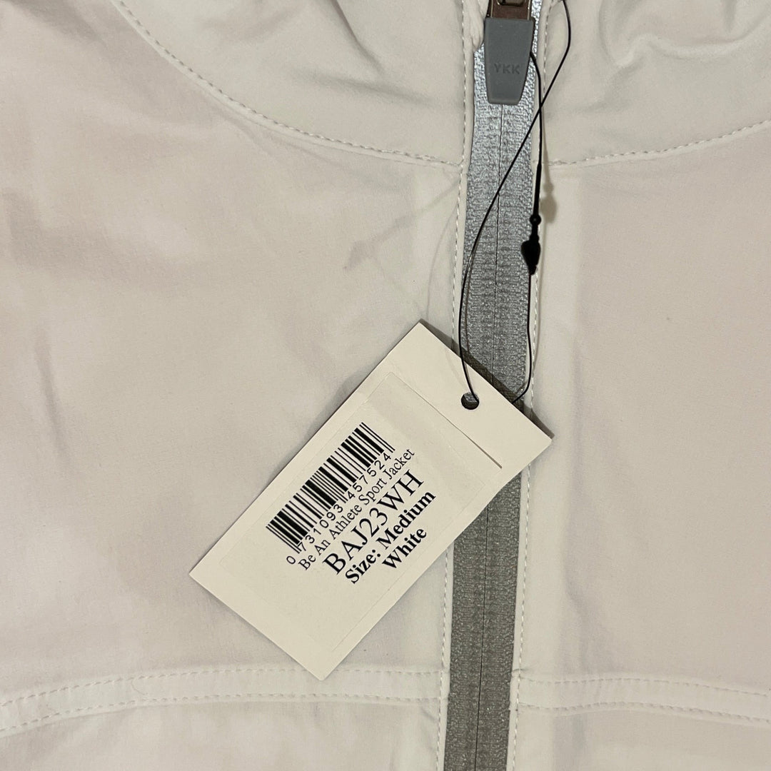 Golftini Women's Sport Jacket Be An Athlete White Size M