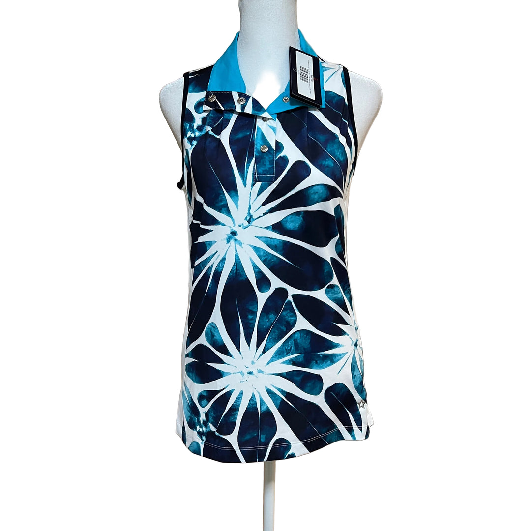 Lohla Sport Zen Sleeveless Top - Navy - Skorzie