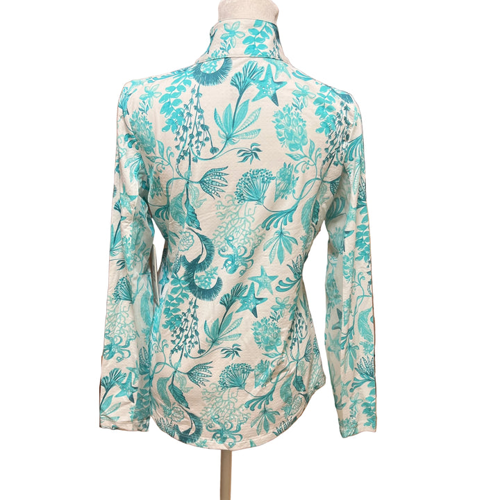 G-Lifestyle Caribbean Pullover - Turquoise Sea - Small - Skorzie