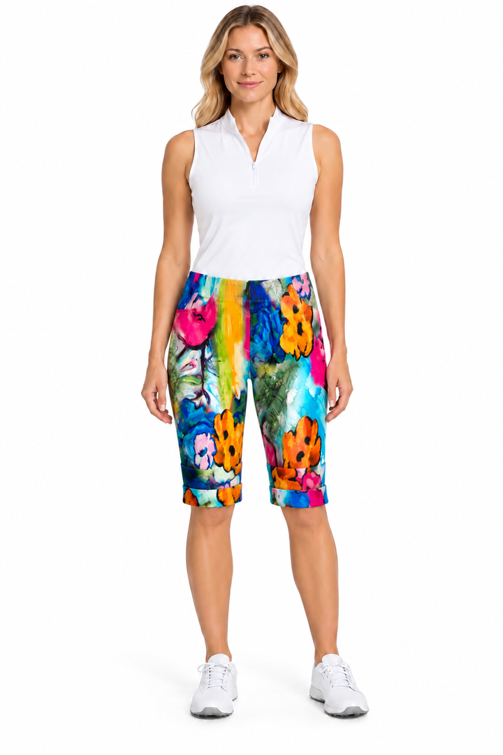 Insight Women's Print Golf Shorts - Candy Joy