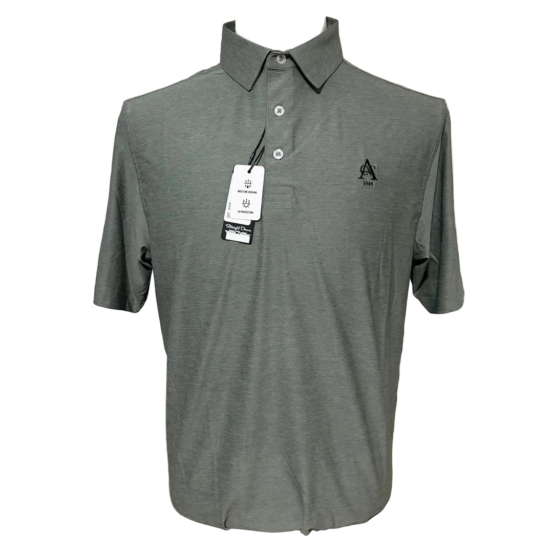 Straight Down Miramar Polo (w/logo) - Pine - Skorzie
