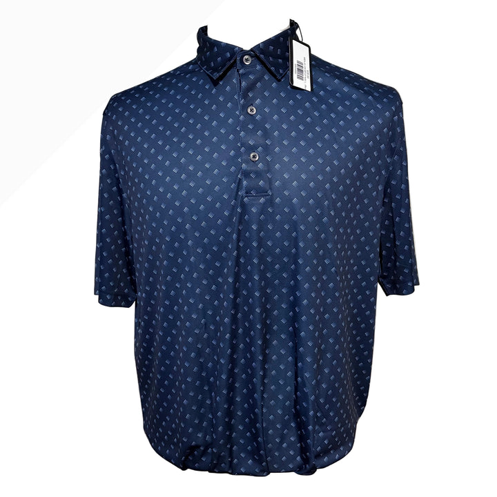 Greg Norman Microlux Fore Golf Polo - Navy - Large - Skorzie