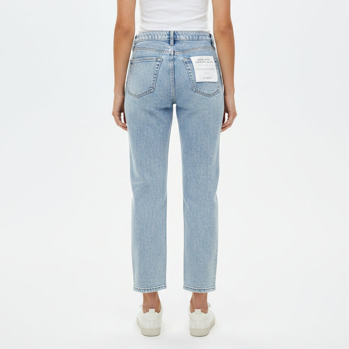 Good American Women's Jeans Good Icon Straight Ankle 28" Indigo1078 Size 4
