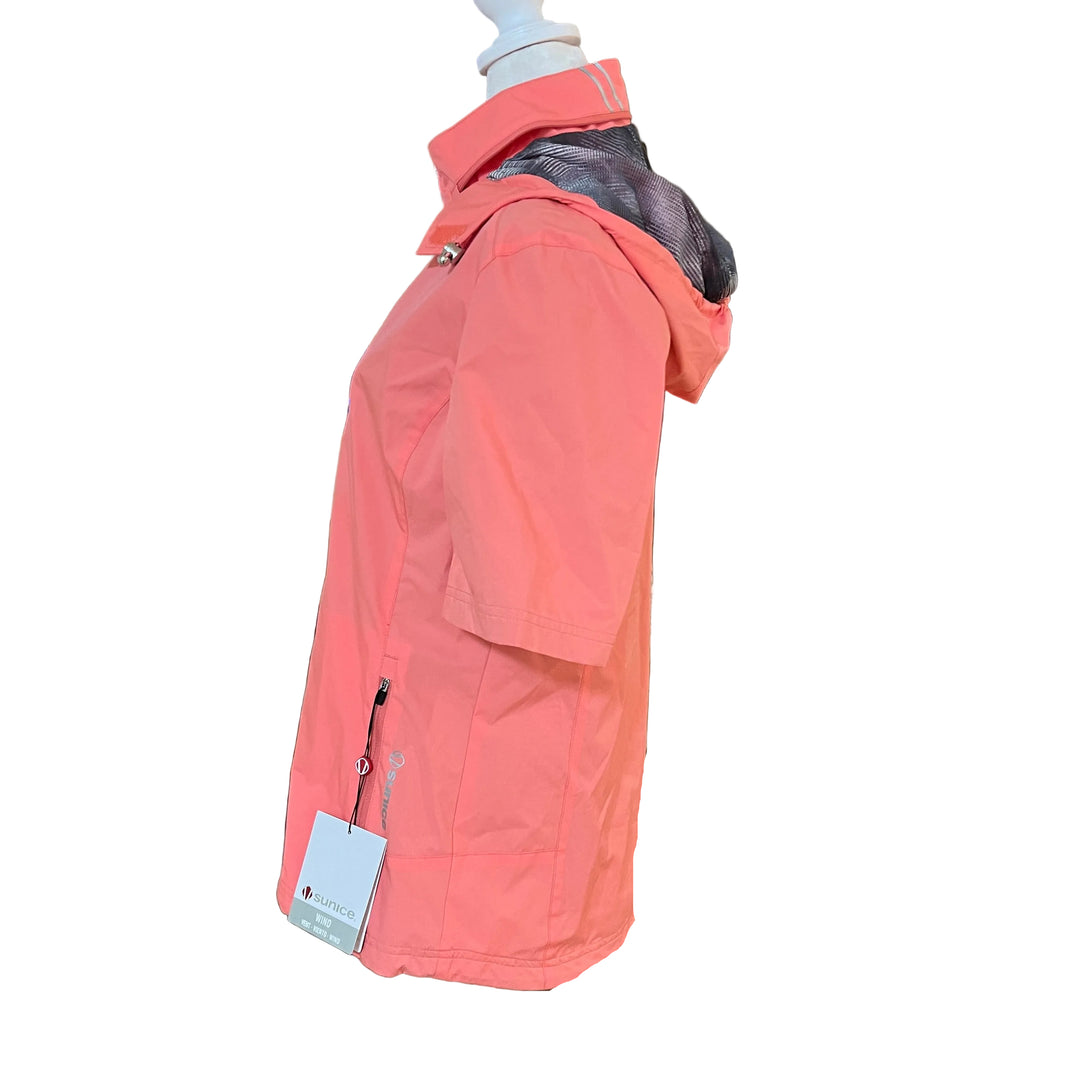 Sunice Amber Wind SS Hooded Jacket - Sherbert - Medium
