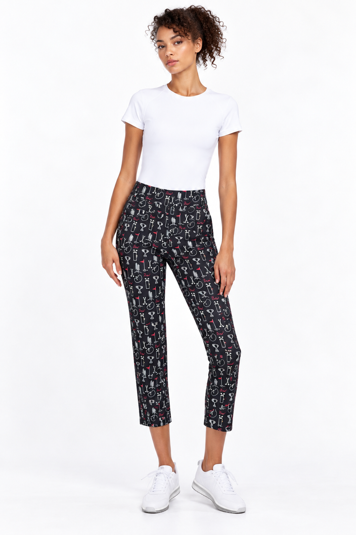 Swing Control Womens FORE Golf Pant (26") - Black - Size 12