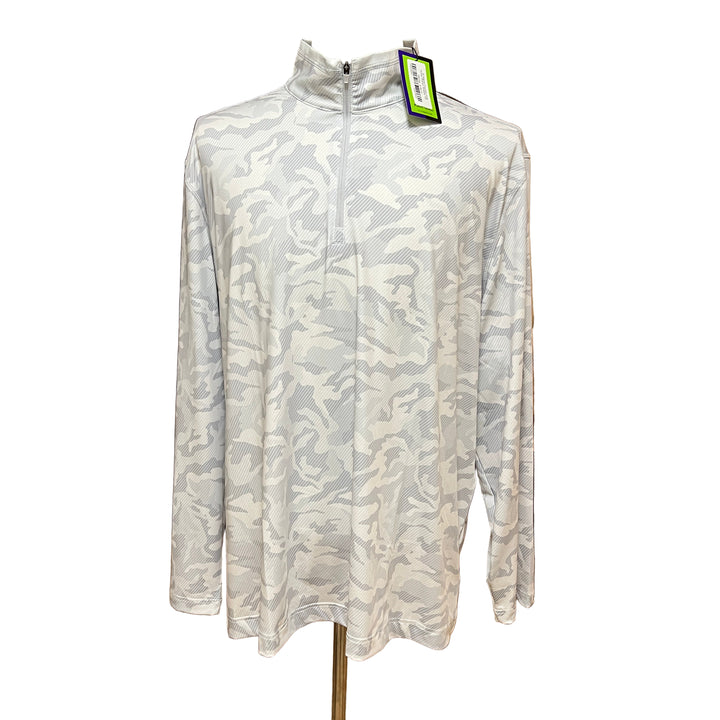 Robert Graham Faro 1/4 Zip - White/Grey Camo - Skorzie