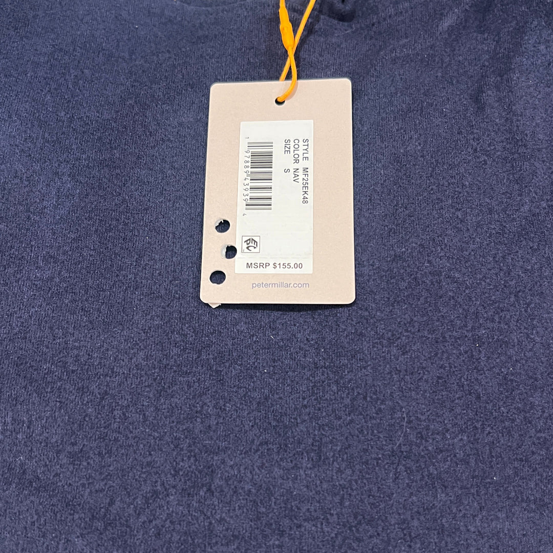Peter Millar Men's Hoodie Ardent Air Performance Navy Size S