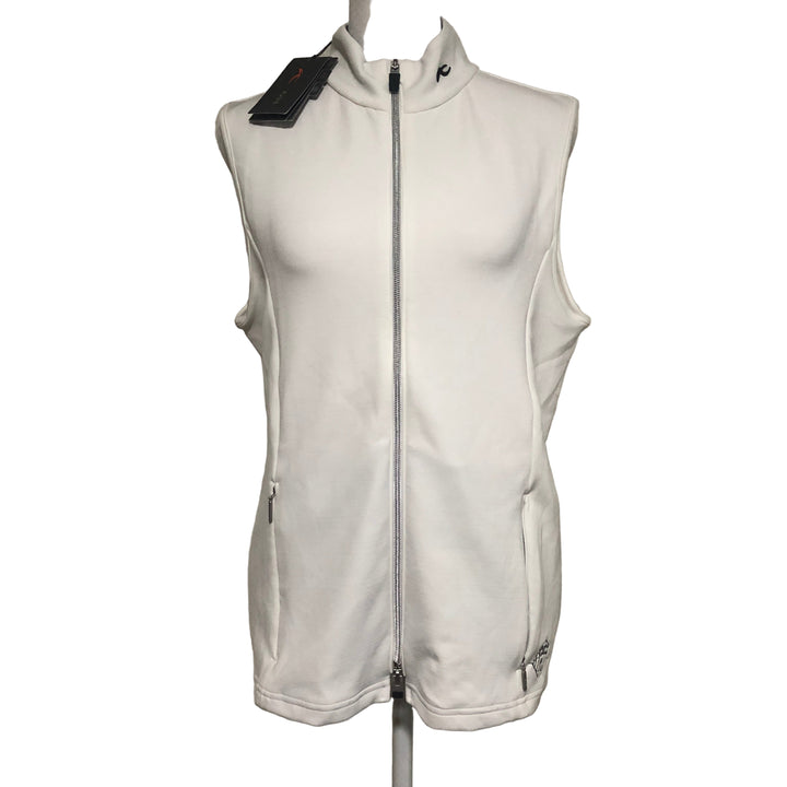 KJUS Gianna Lightweight Vest (w/ logo) - White - Large - Skorzie