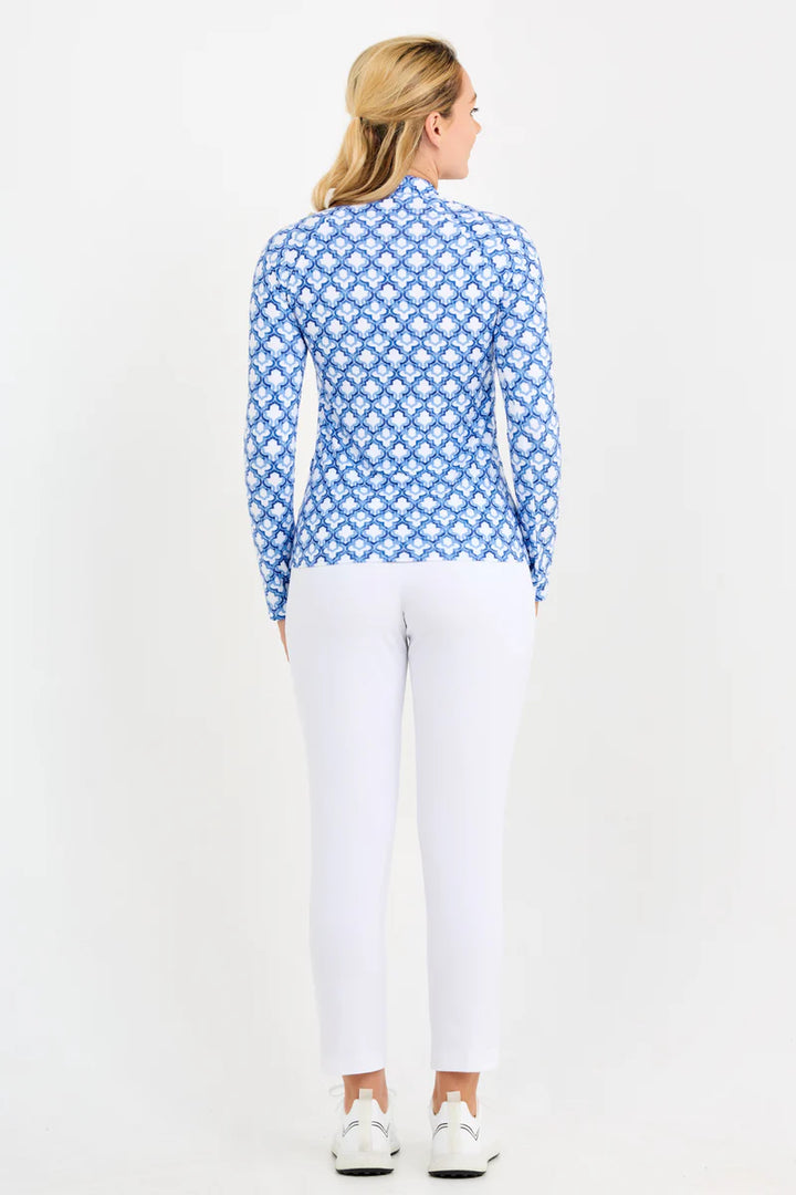 Sofibella Women's Raglan Long Sleeve - Kaleidoscope - Skorzie