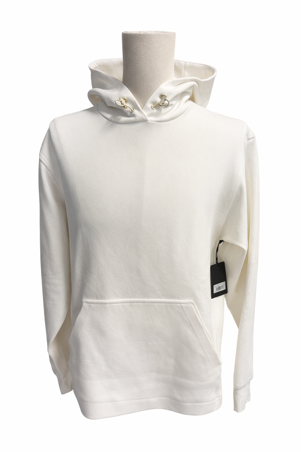 G/FORE Cotton Blend Scuba Hoodie - Chalk White - Medium - Skorzie