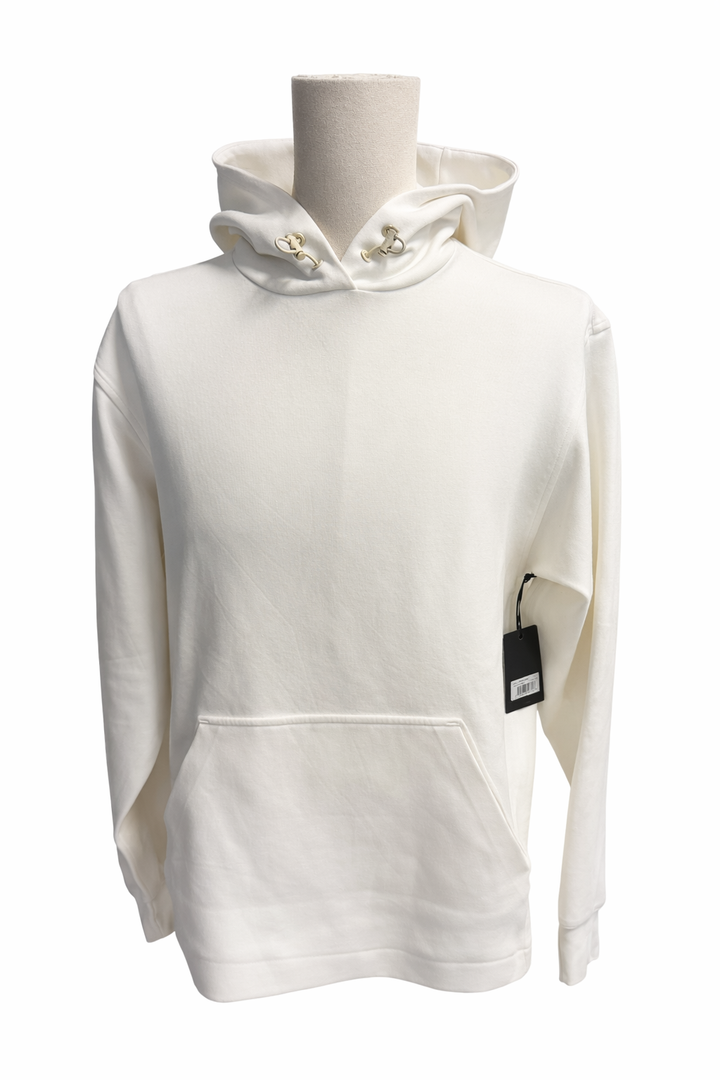 G/FORE Cotton Blend Scuba Hoodie - Chalk White - Medium - Skorzie