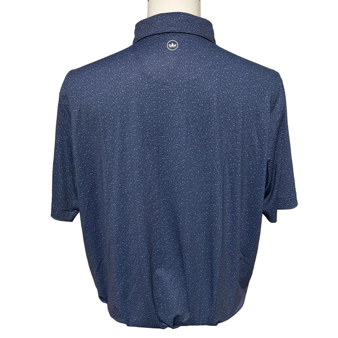 Peter Millar Bittersweet Performance Jersey Polo (w/logo) - Nebula - X-Large - Skorzie