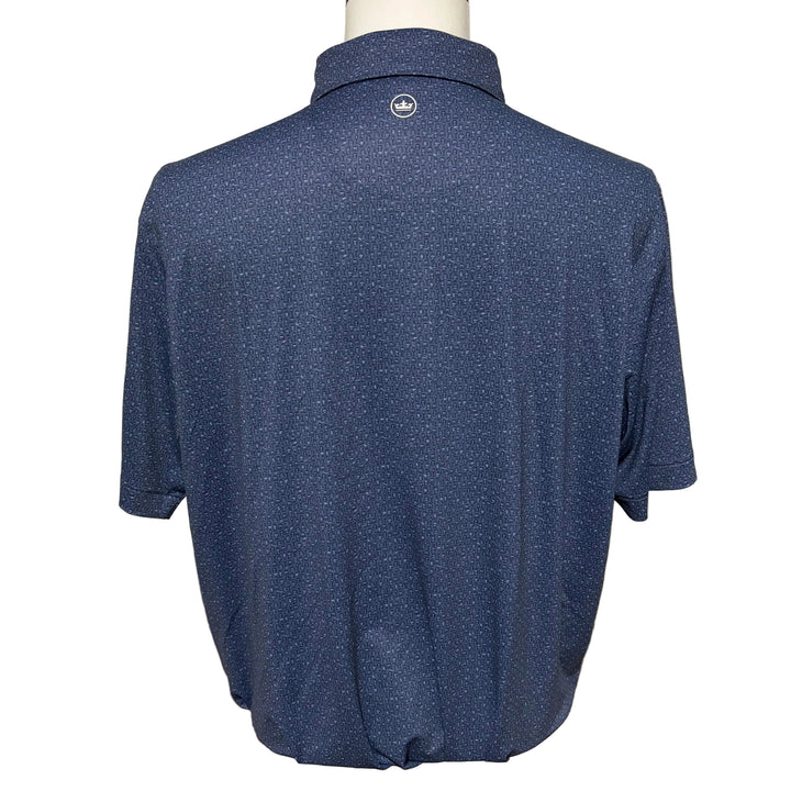 Peter Millar Bittersweet Performance Jersey Polo (w/logo) - Nebula - X-Large - Skorzie